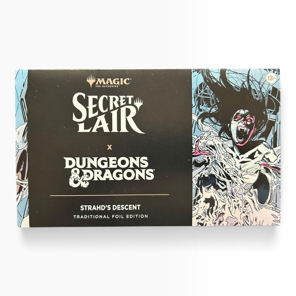 Magic The Gathering Secret Lair x Dungeons Dragons Strahds Descent Foil NEW